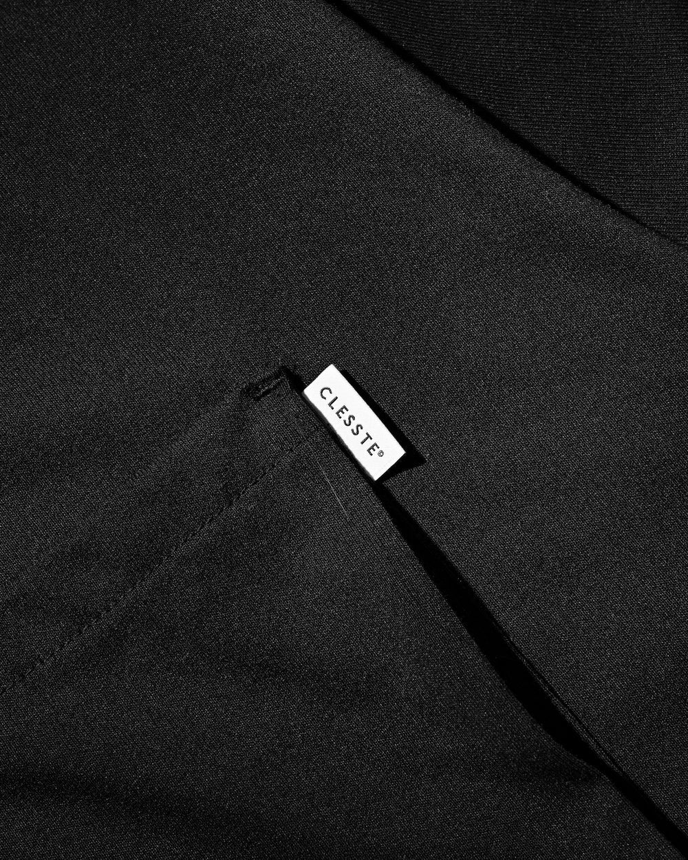 CLESSTE / 3D Pocket Massive T-Shirt With Drawstrings (Black)