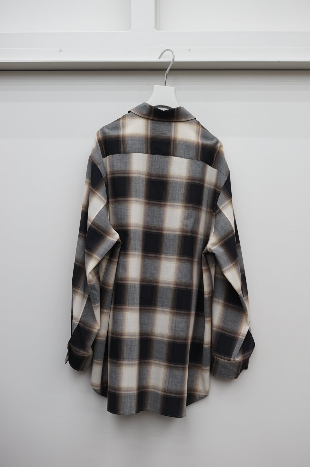 NONNOTTE / Calm Oversized Open Collar Shirt