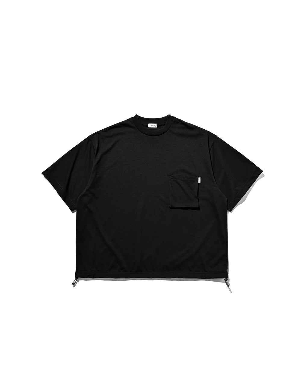 CLESSTE / 3D Pocket Massive T-Shirt With Drawstrings (Black)