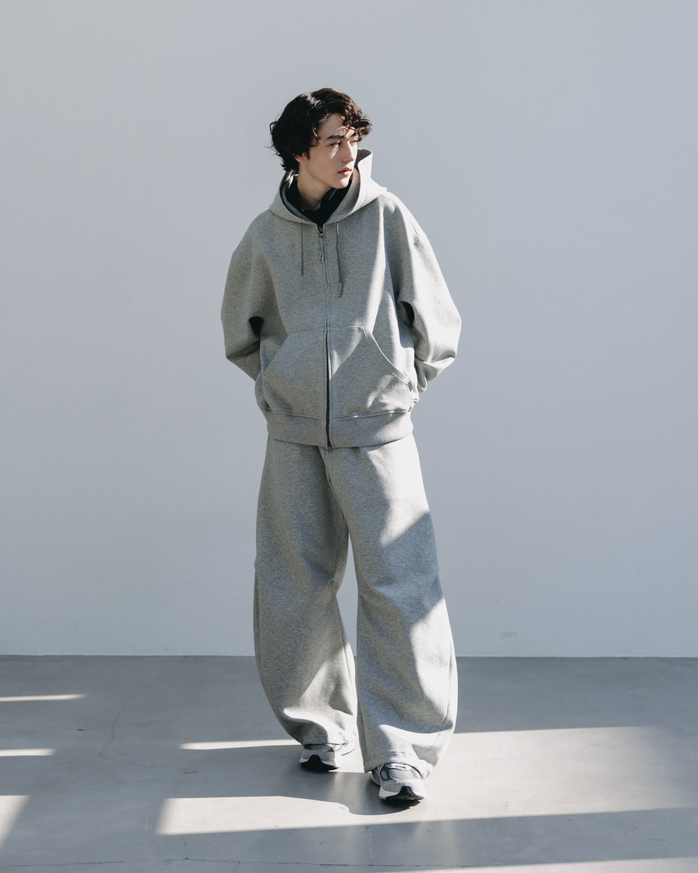 CLESSTE / Air Cotton Curved Pants (Gray)