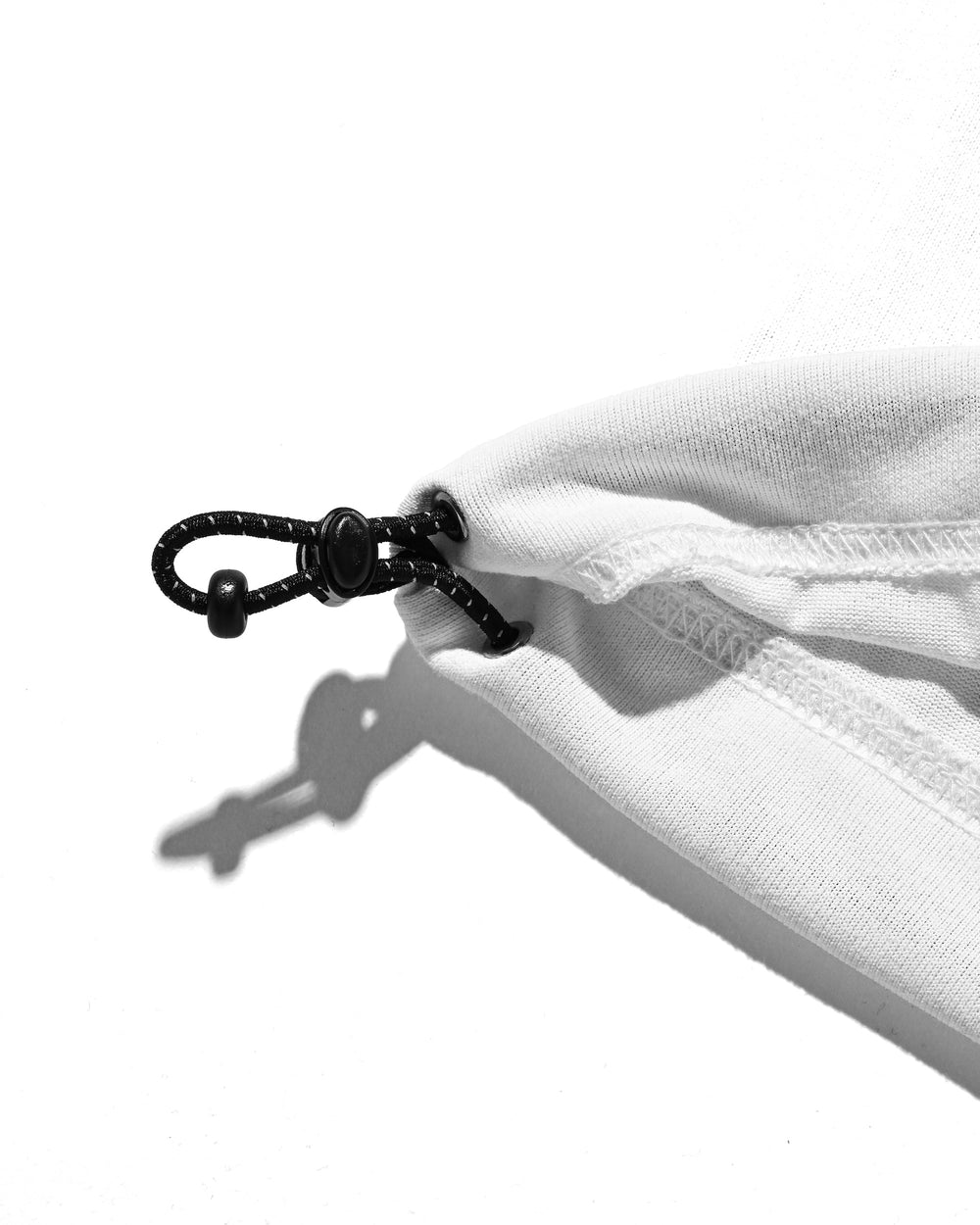 CLESSTE / 3D Pocket Massive T-Shirt With Drawstrings (White)