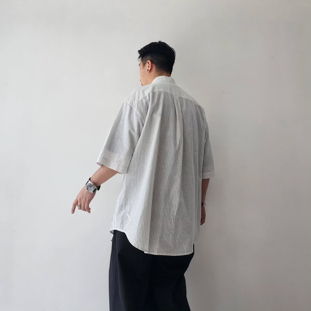 NOMAT / Short Sleeved Shirt (Stripe)