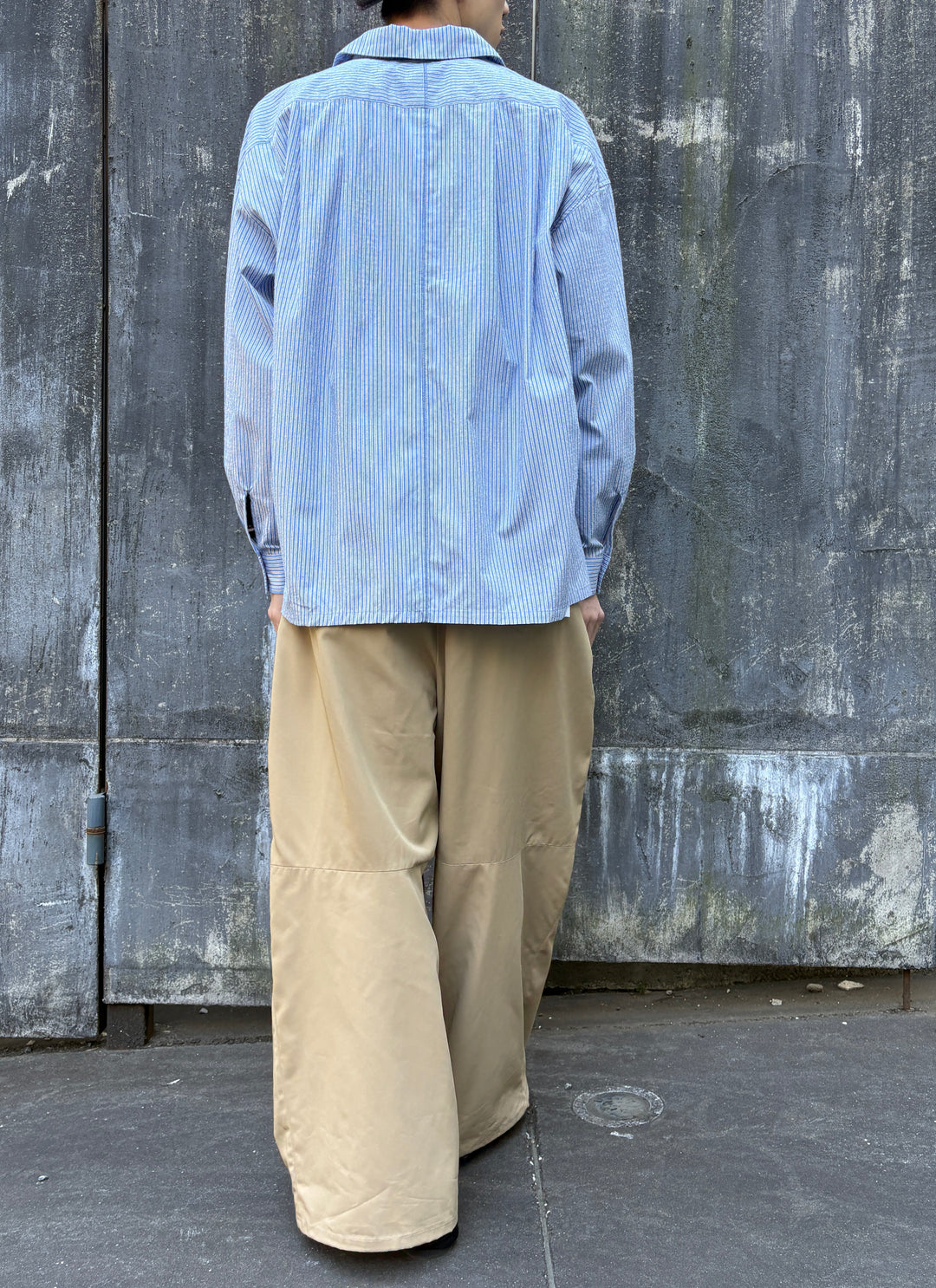 SHINYAKOZUKA / Roomy Shirt (Blue Stripe)