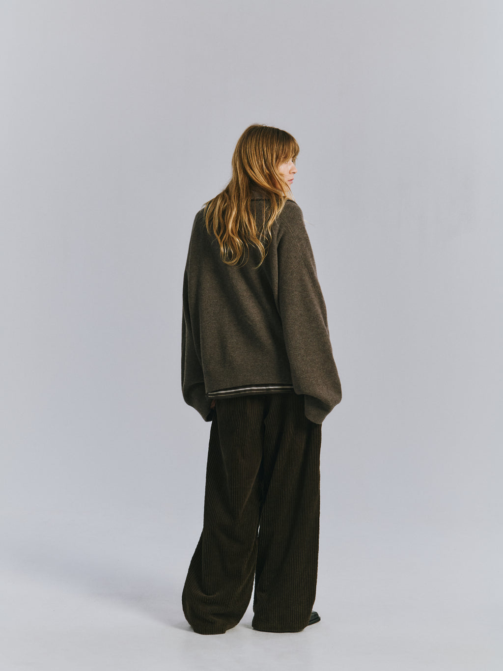 ANCELLM / Drivers Knit (Brown)