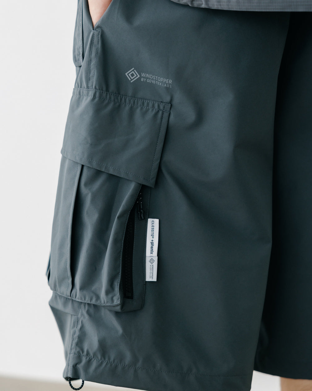 CLESSTE / +Phenix Windstopper ® By Gore-tex Labs City Military Half Pants 003 (Graphite Gray)