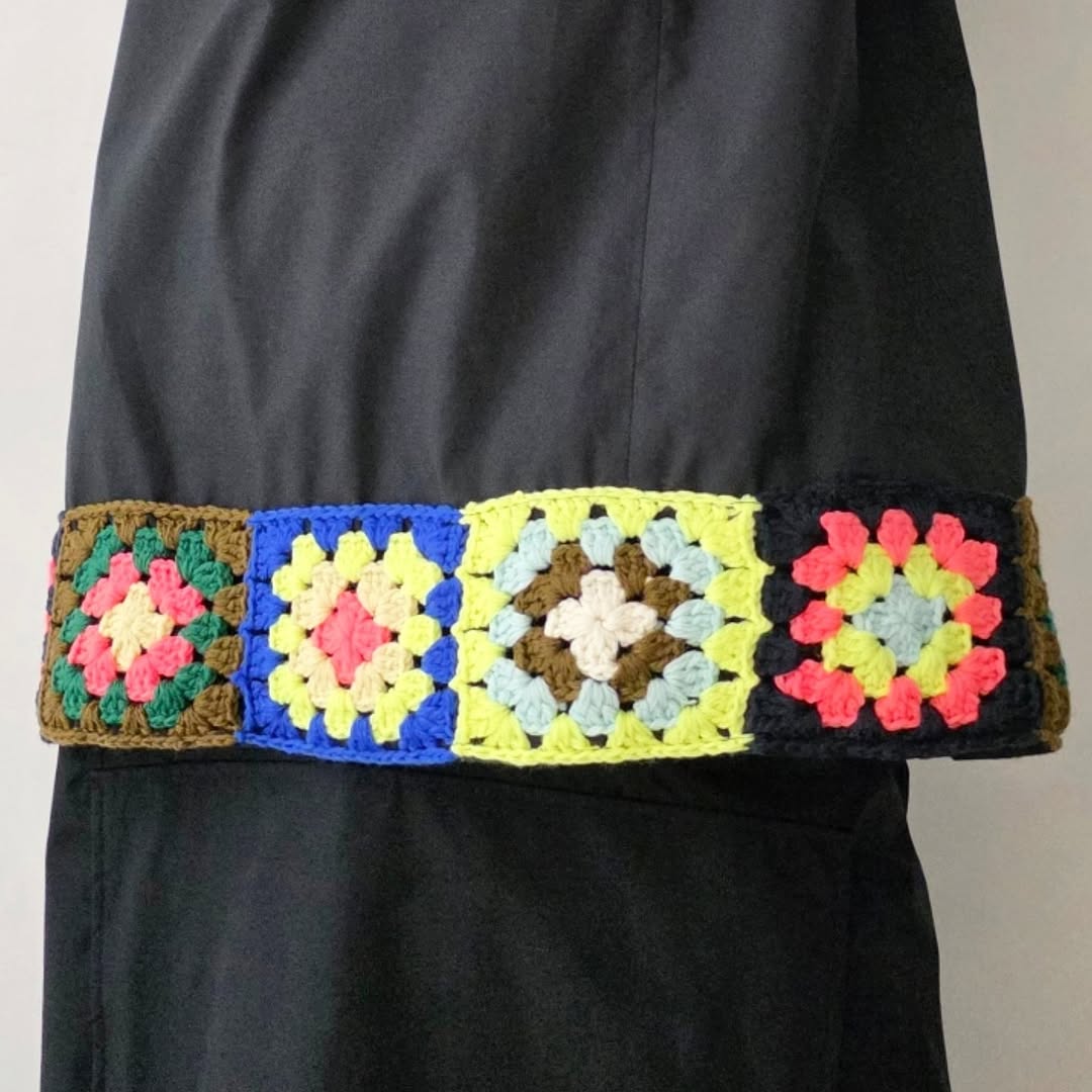 DISCOVERED / Hem Crochet Open Collar Shirts
