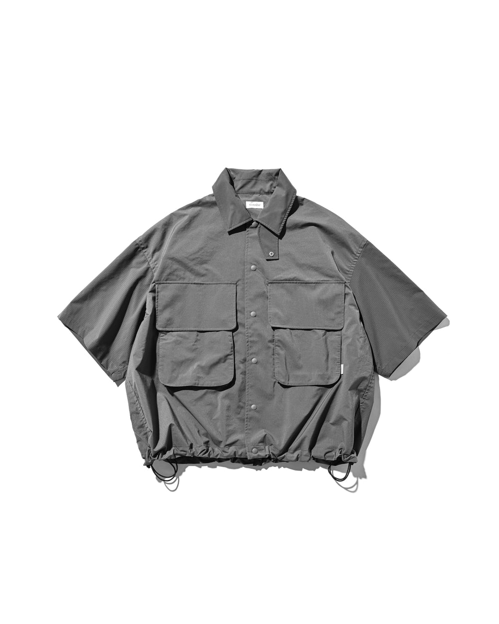 CLESSTE / Graph Check Wading S/S Shirt Jacket (White x Black)