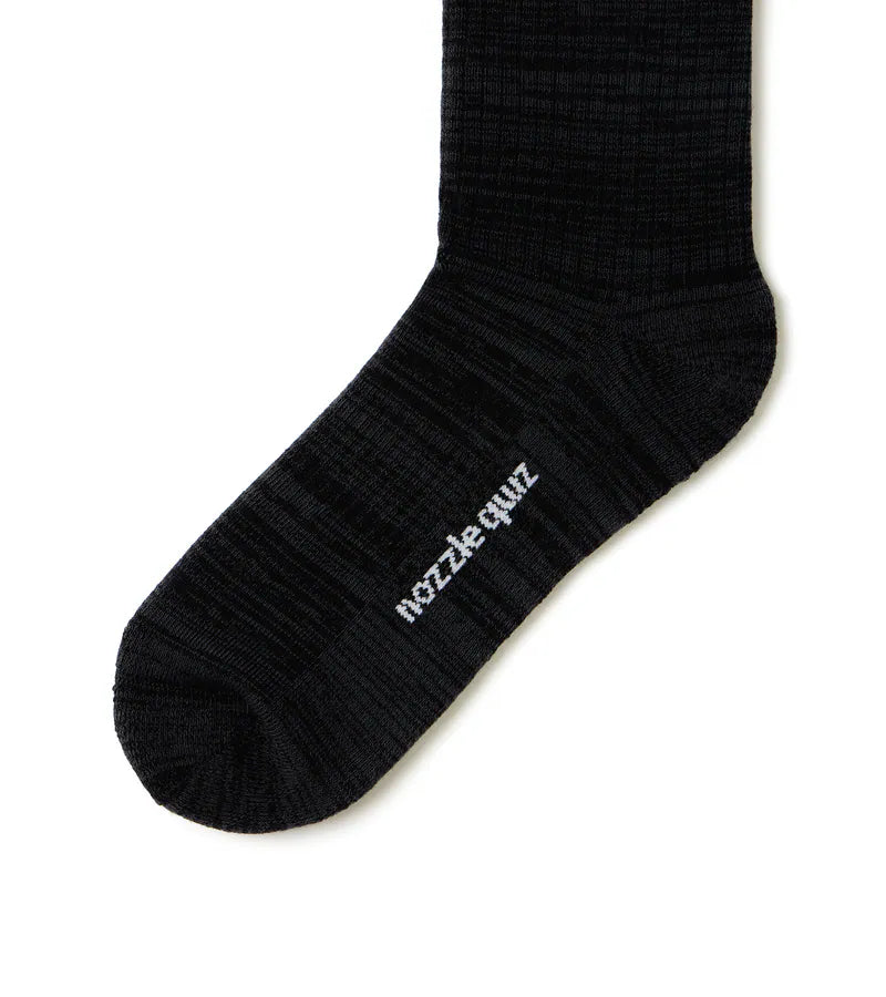 NOZZLEQUIZ / Burst Black - Essential Mid Socks