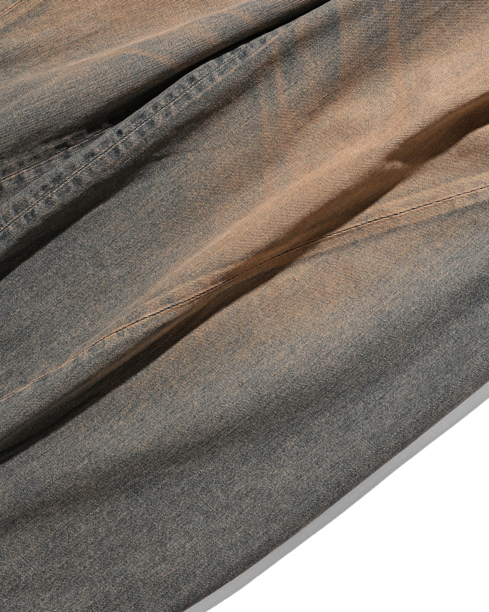 CLESSTE / Vintage Dyed Selvedge Denim Massive Twisted Pants (Vintage Brown)