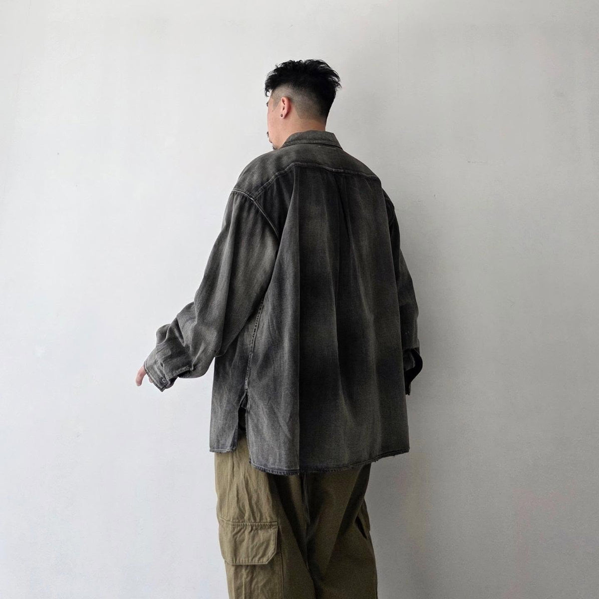ANCELLM / L.T Oz Denim Shirt (Black)