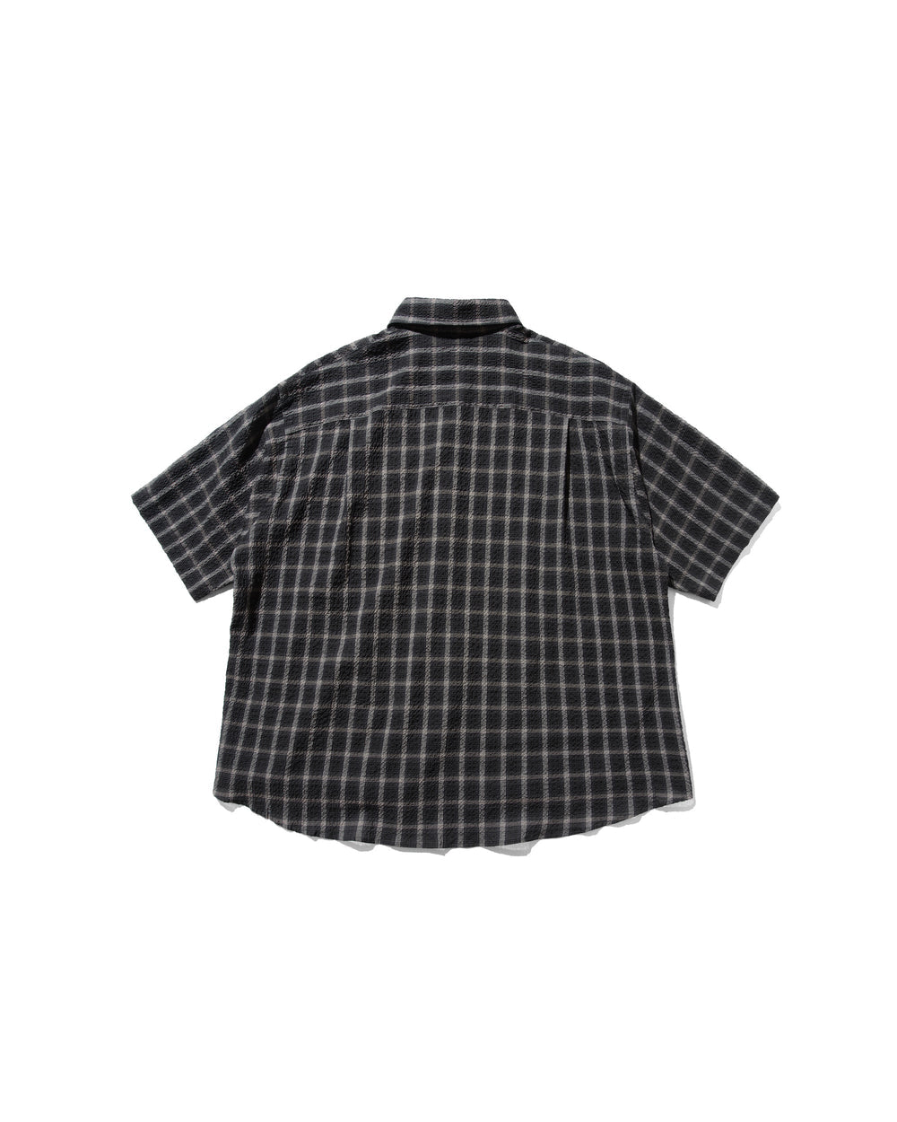 CLESSTE / Plaid Sucker Classic City S/S Shirt (Black)