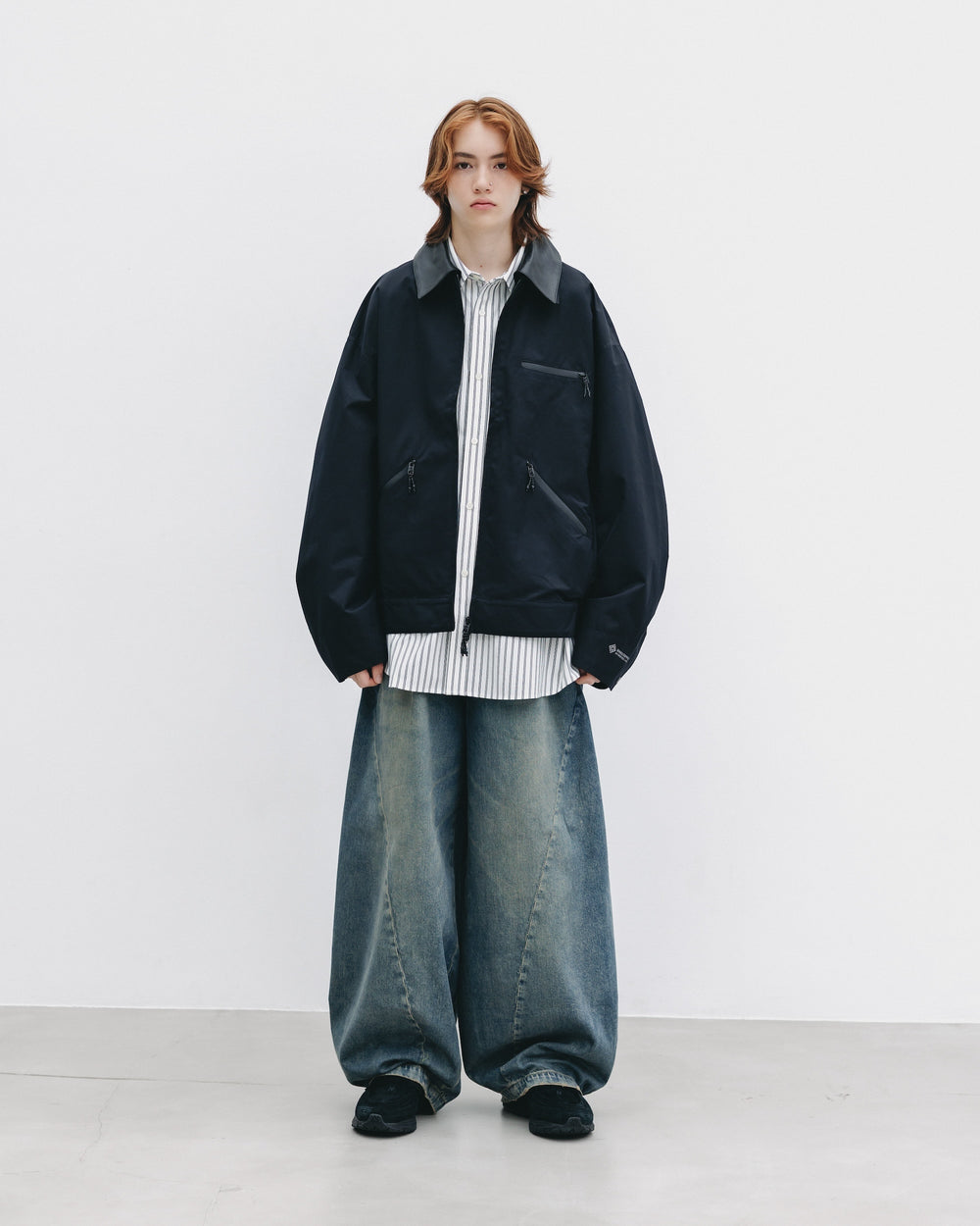 CLESSTE / Vintage Dyed Selvedge Denim Massive Twisted Pants (Vintage Indigo)