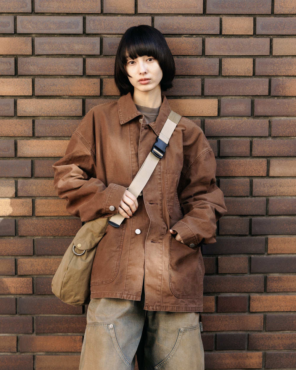 CLESSTE / Vintage Effect P-41 Jacket (Brown)