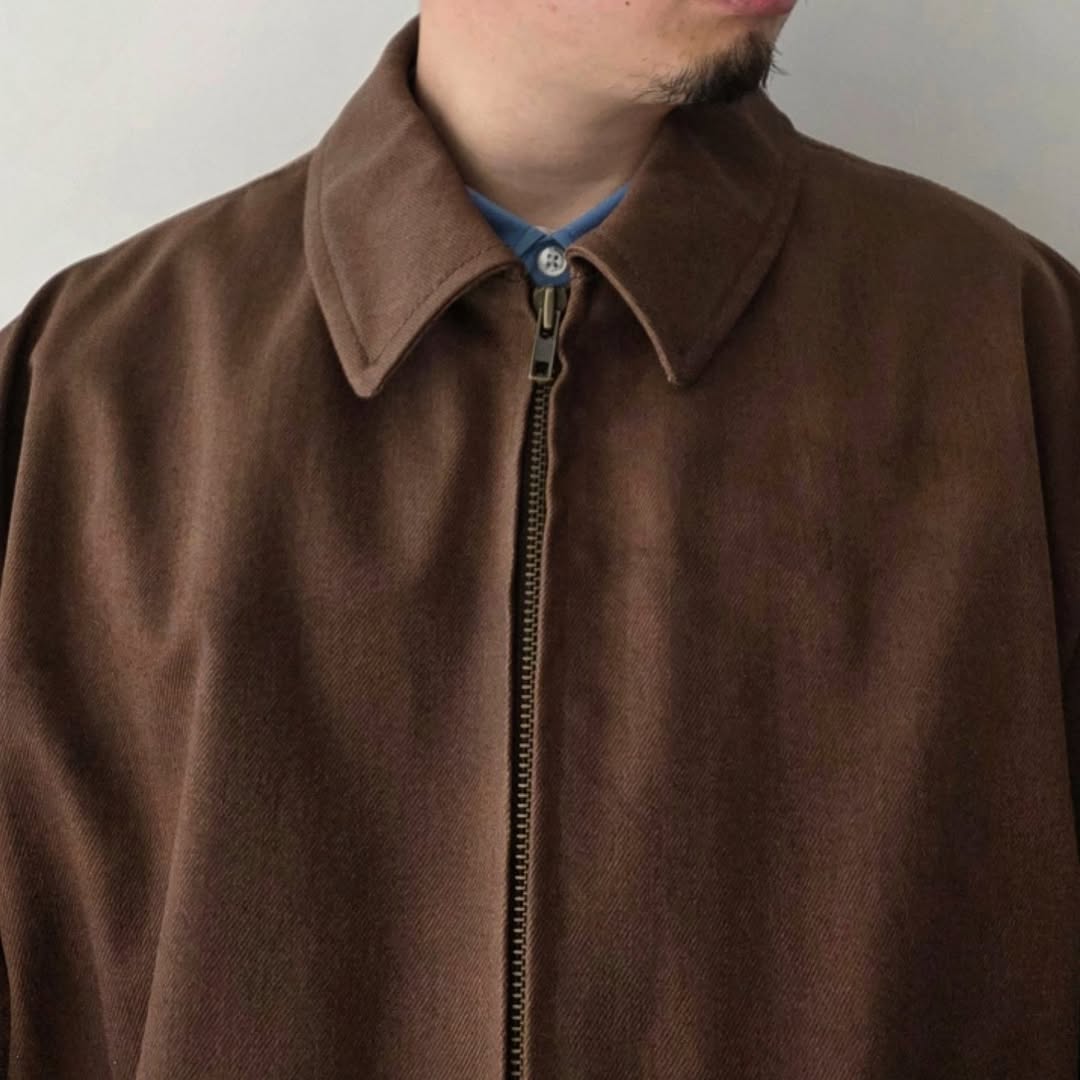 NOMAT / Cotton Hand Painted Zip Blouson