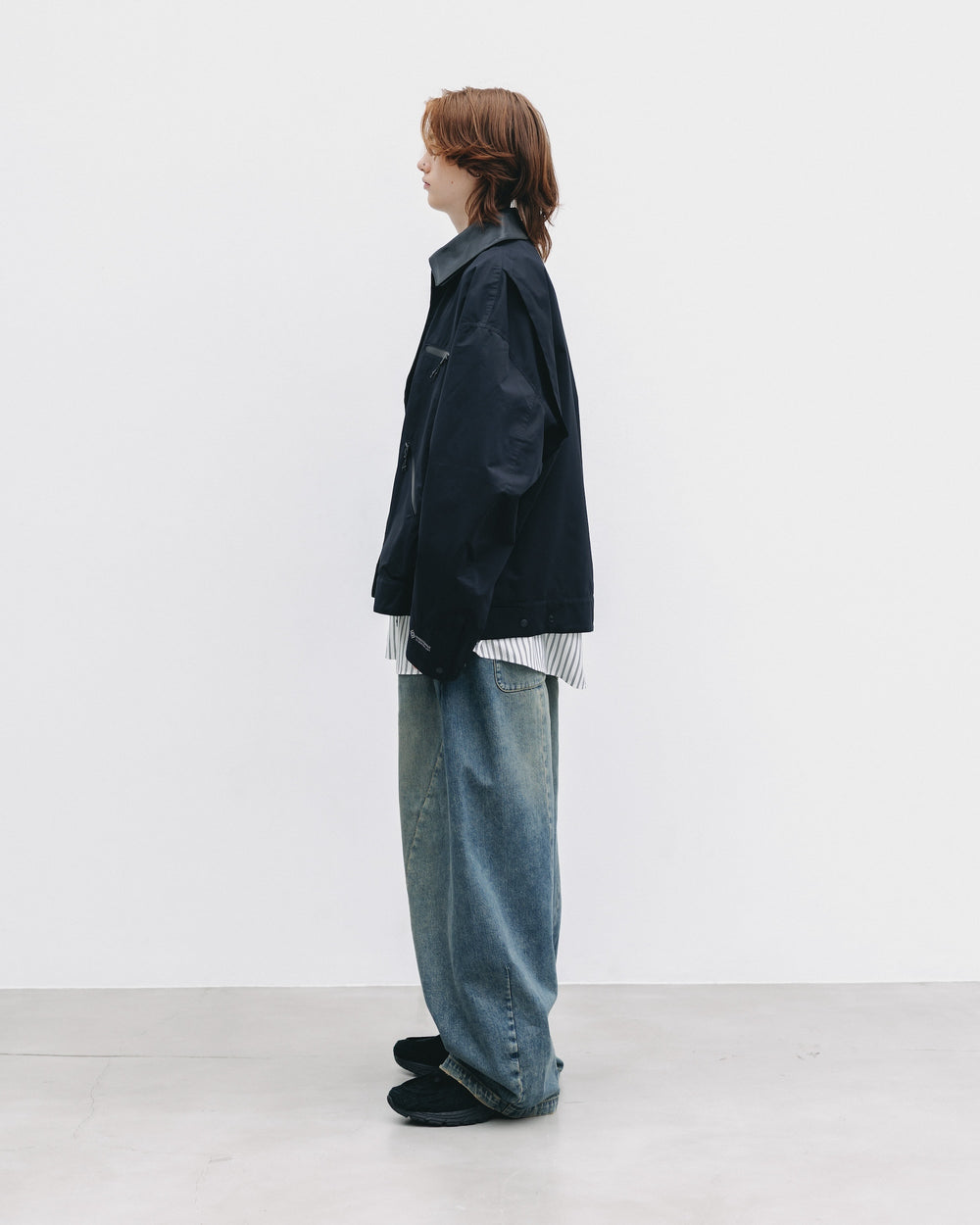 CLESSTE / Vintage Dyed Selvedge Denim Massive Twisted Pants (Vintage Indigo)
