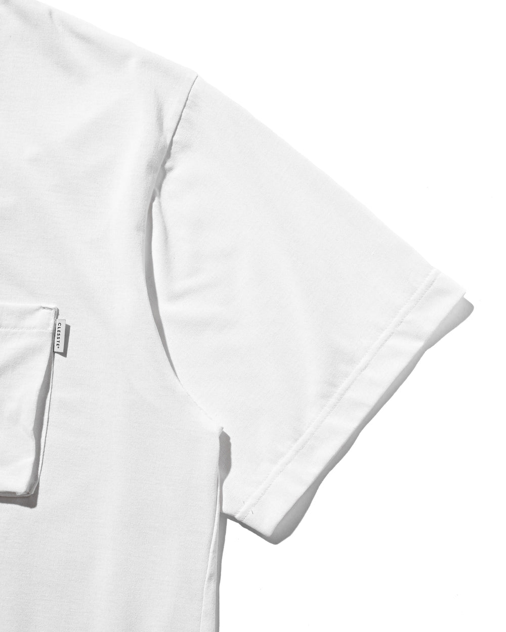 CLESSTE / 3D Pocket Massive T-Shirt With Drawstrings (White)
