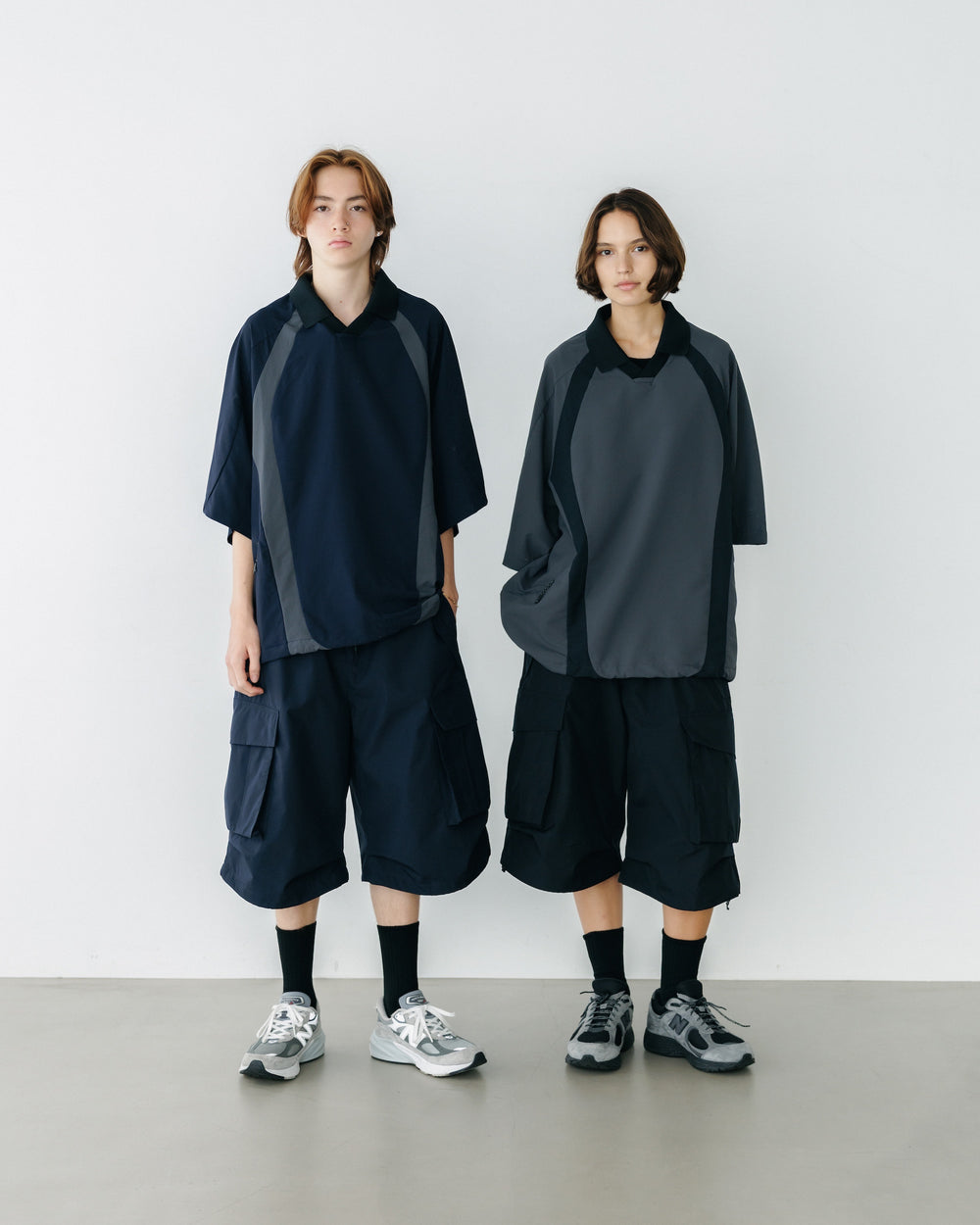 CLESSTE / DotAir® Active City Game Shirt (Gray x Black)