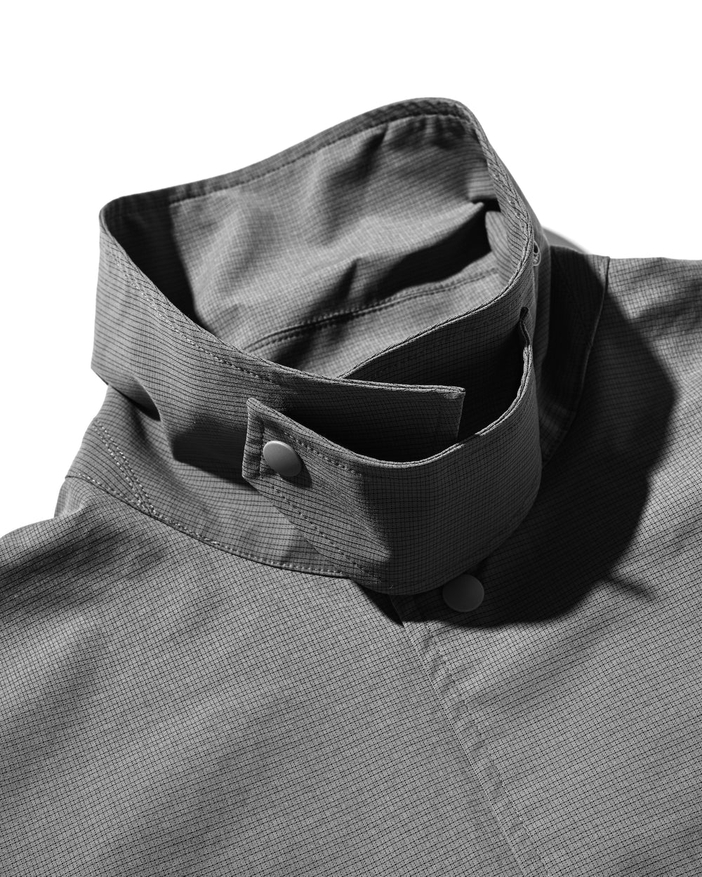 CLESSTE / Graph Check Wading S/S Shirt Jacket (White x Black)