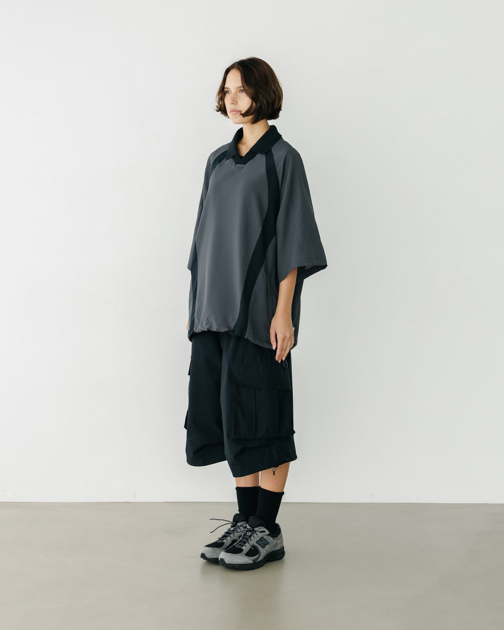 CLESSTE / DotAir® Active City Game Shirt (Gray x Black)