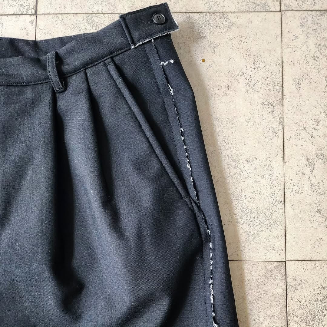 DISCOVERED / Suit Sweat Trousers (Black x Gray)