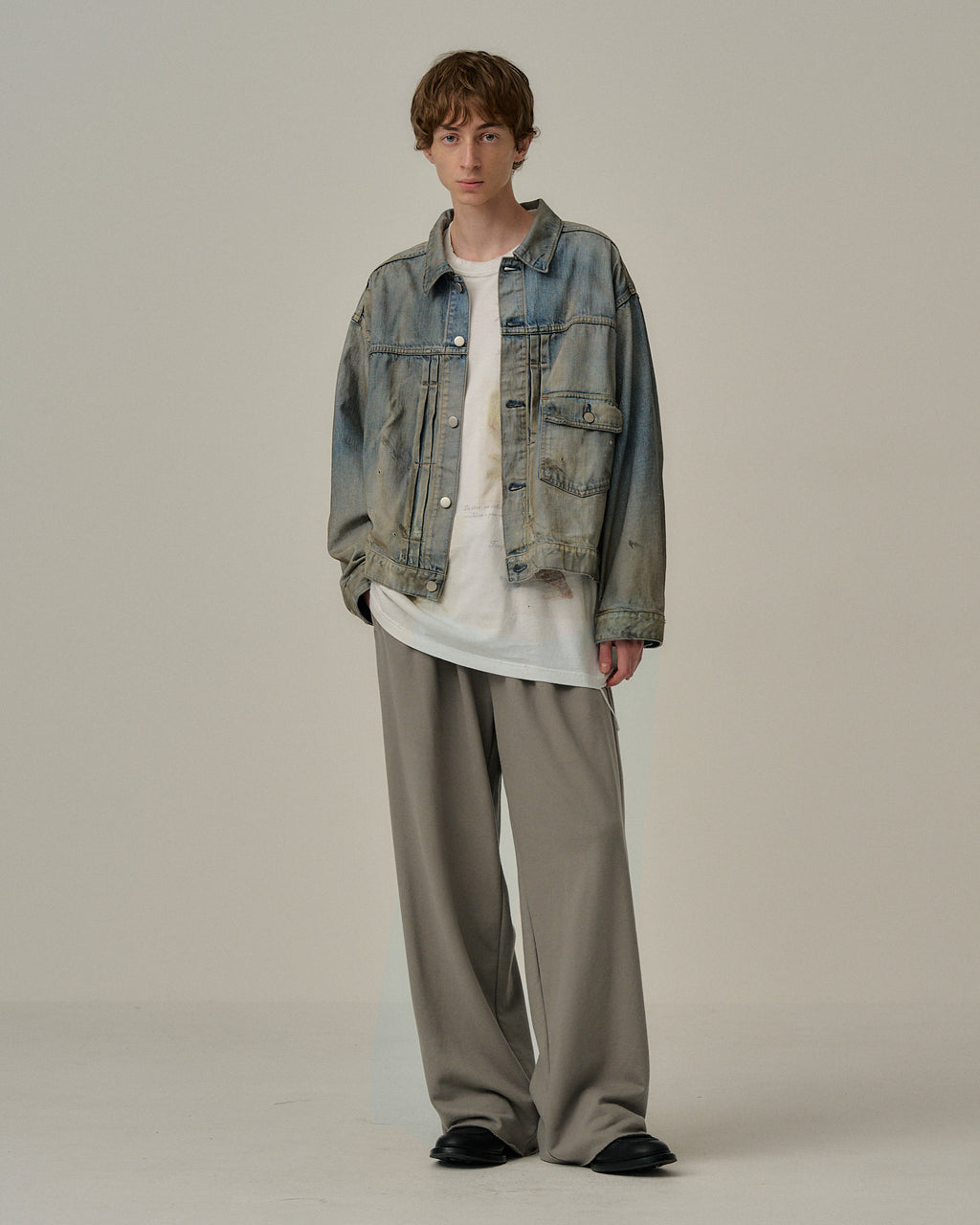 ANCELLM / Aging Denim Jacket