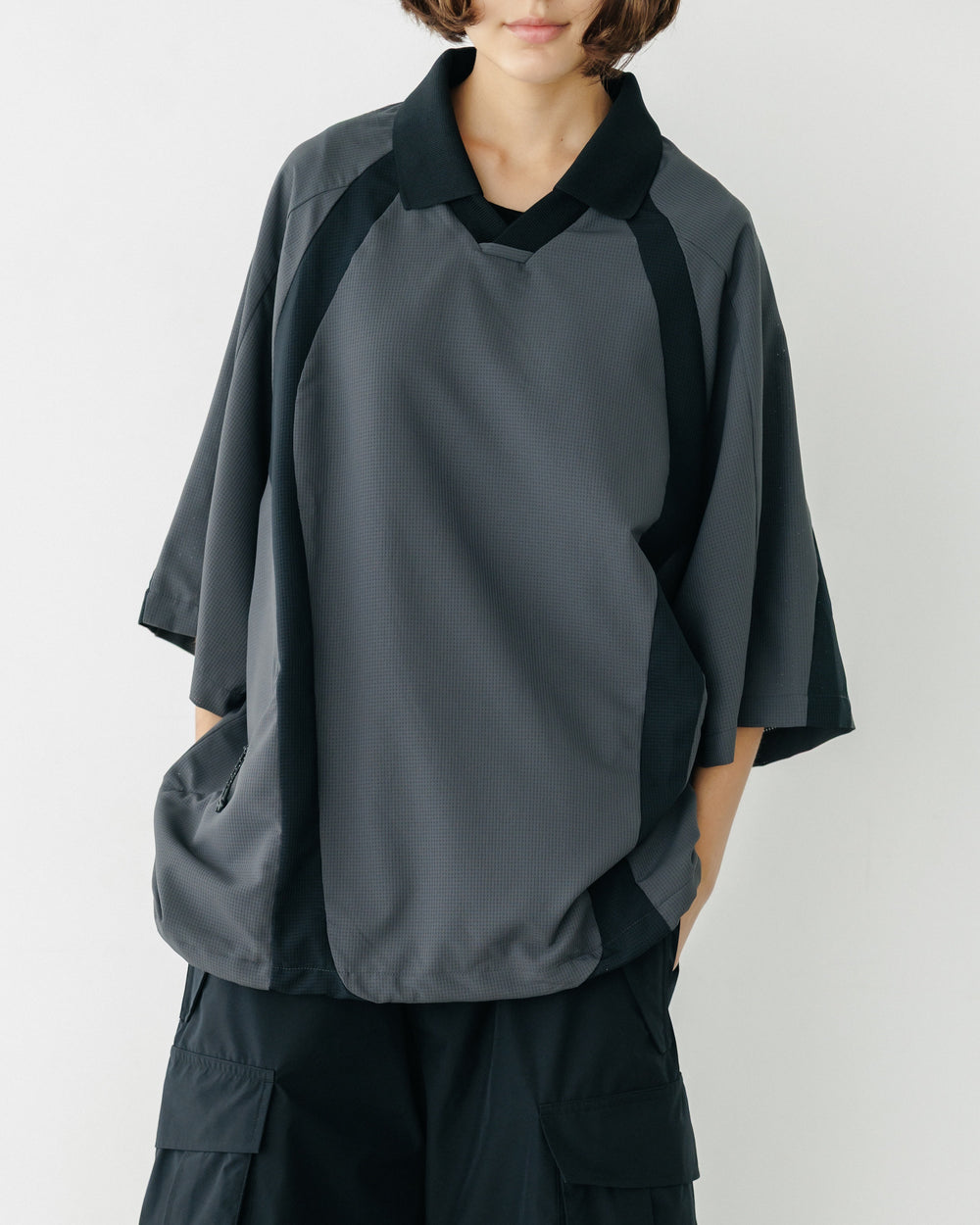 CLESSTE / DotAir® Active City Game Shirt (Gray x Black)