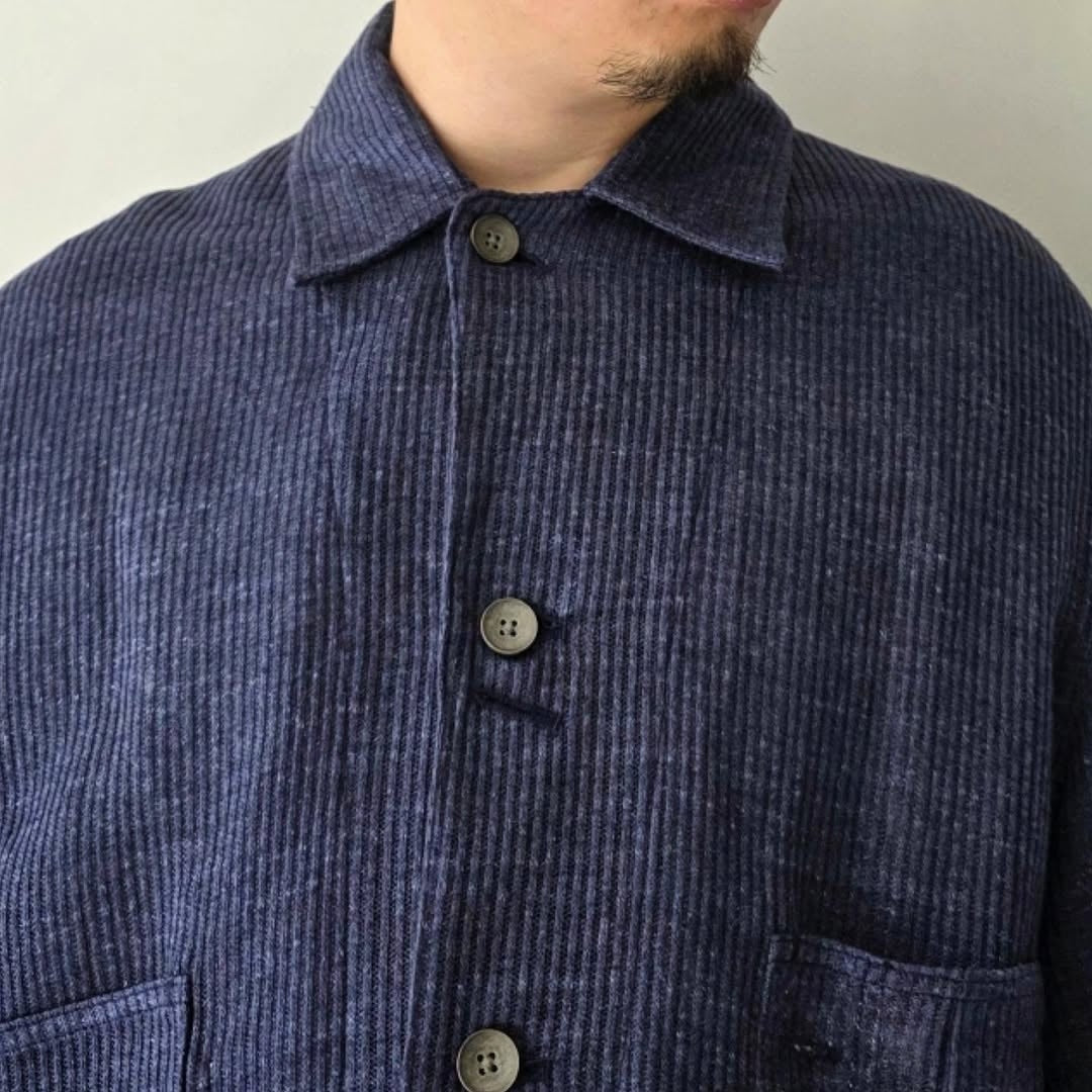 SABY / Workers Jacket Type S.B - Bishu Japan Linen Mesh Jacquard FAB -
