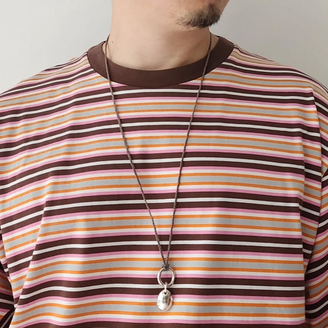KANEMASA PHIL / 36G Multi Border S/S Tee