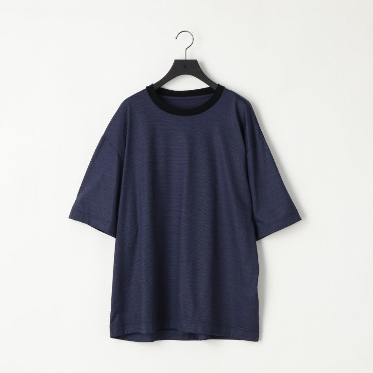 KANEMASA PHIL / 36G Wool Stripe S/S Tee