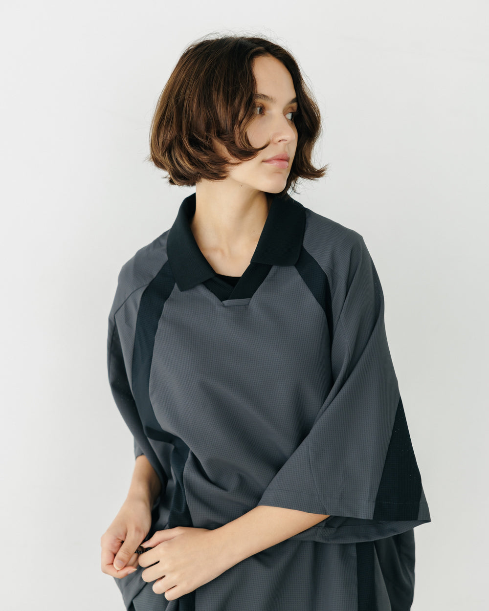 CLESSTE / DotAir® Active City Game Shirt (Gray x Black)