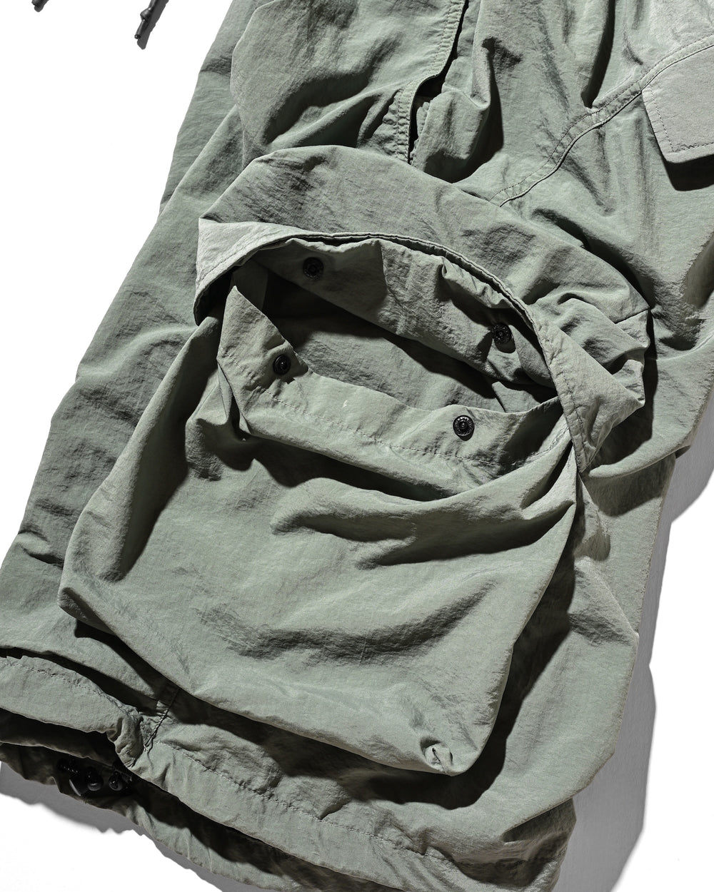 CLESSTE / Vintage Washed City Military Half Pants 002 (Faded Olive)