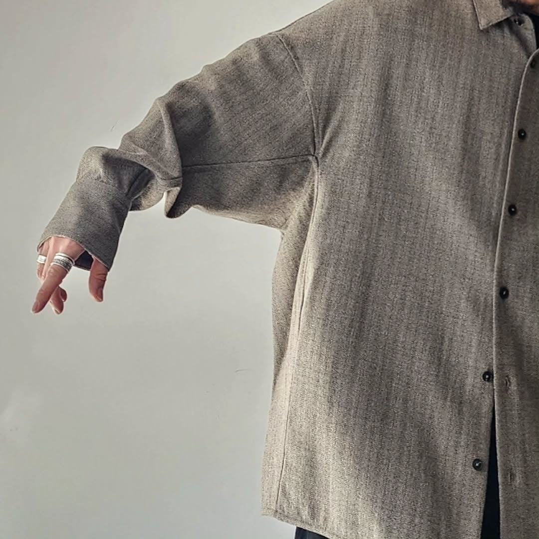 NONNOTTE / 
Draping Shirt Type A
