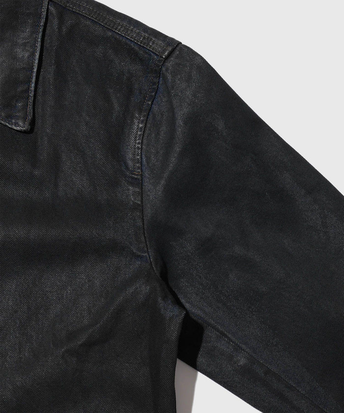 CODA / WAXED Offset Denim Tiered Jacket