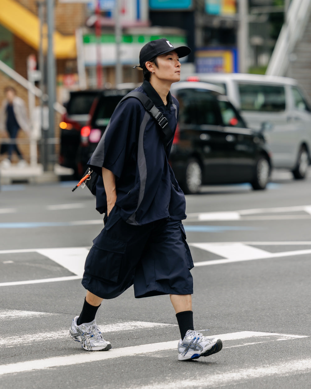 CLESSTE / DotAir® Active City Game Shirt (Navy x Gray)