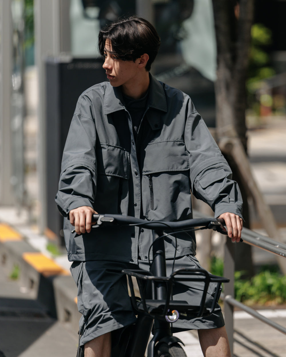 CLESSTE / +Phenix Windstopper® By Gore-Tex Labs Detachable Wading Shirt Jacket (Graphite Gray)