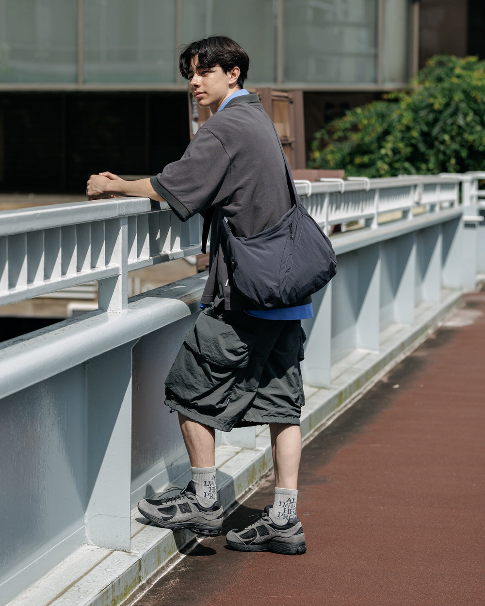 CLESSTE / Vintage Washed City Military Half Pants 002 (Faded Black)