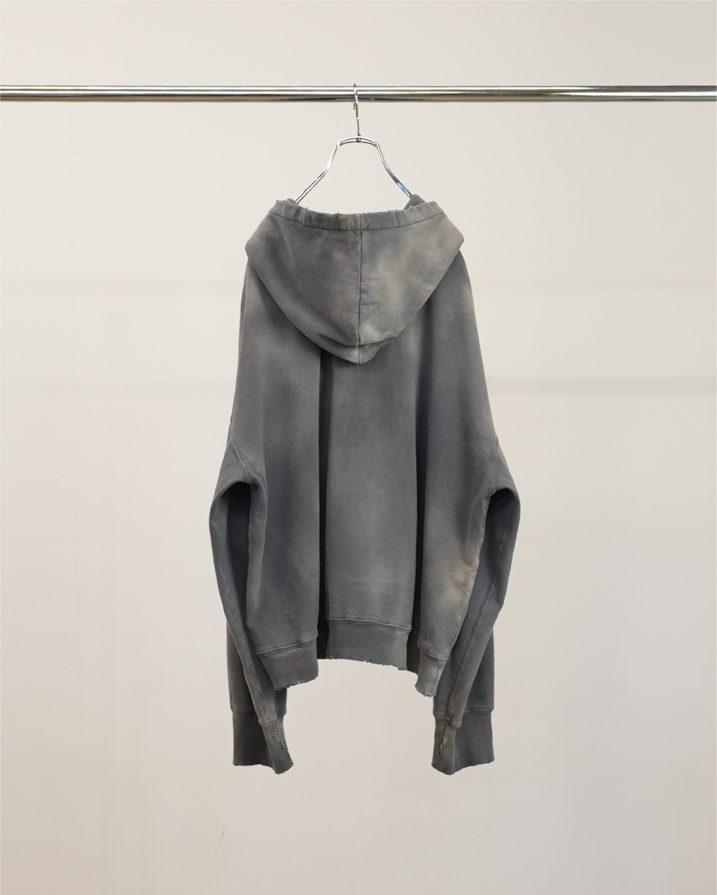 ANCELLM / Light Zip Up Hoodie (Gray)