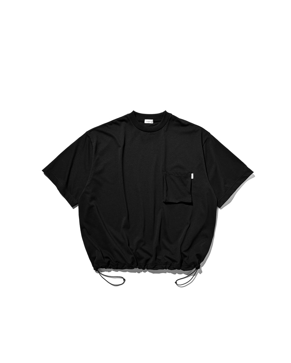 CLESSTE / 3D Pocket Massive T-Shirt With Drawstrings (Black)