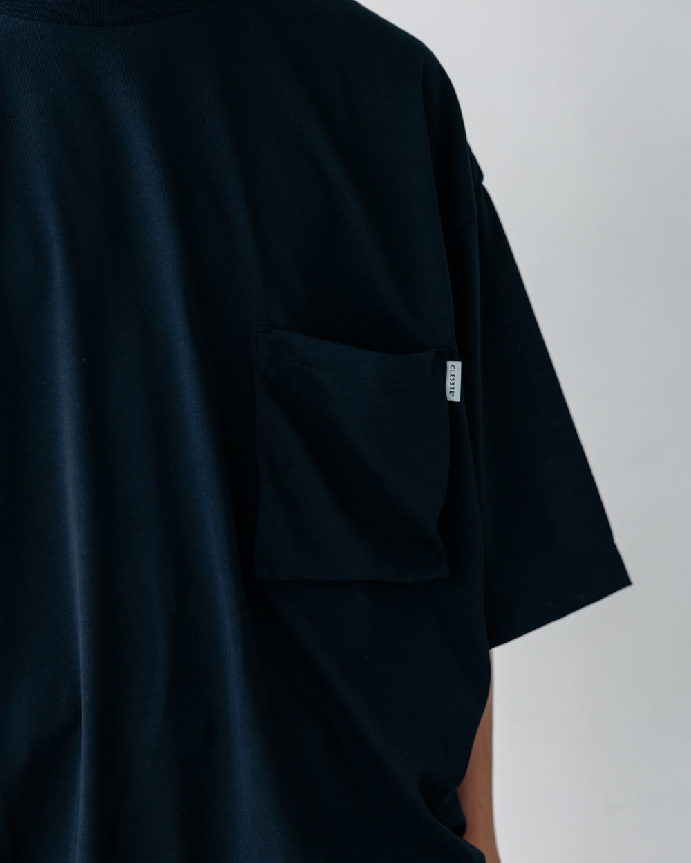 CLESSTE / 3D Pocket Massive T-Shirt With Drawstrings (Navy)