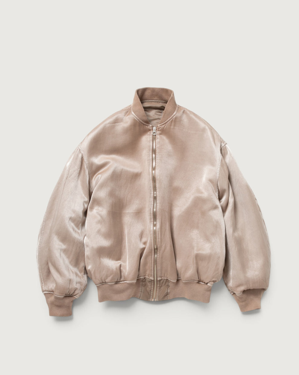 INNAT / Hand Dyed Bomber Jacket (Brown)