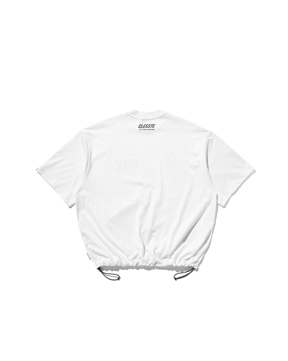 CLESSTE / Staff T-Shirt With Drawstrings (White)