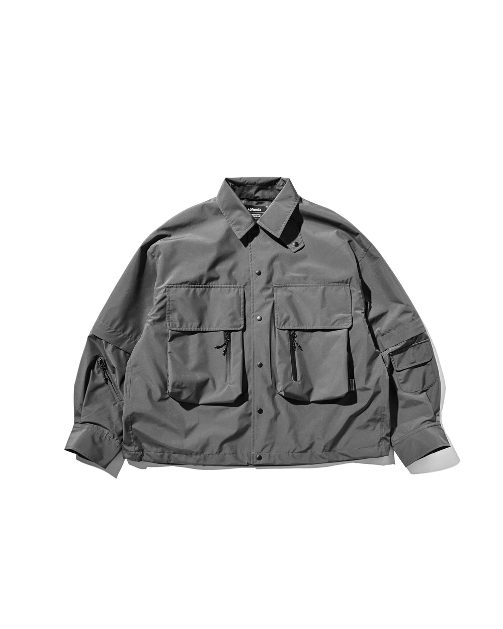 CLESSTE / +Phenix Windstopper® By Gore-Tex Labs Detachable Wading Shirt Jacket (Graphite Gray)