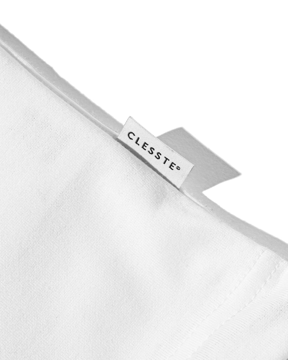 CLESSTE / Staff T-Shirt With Drawstrings (White)