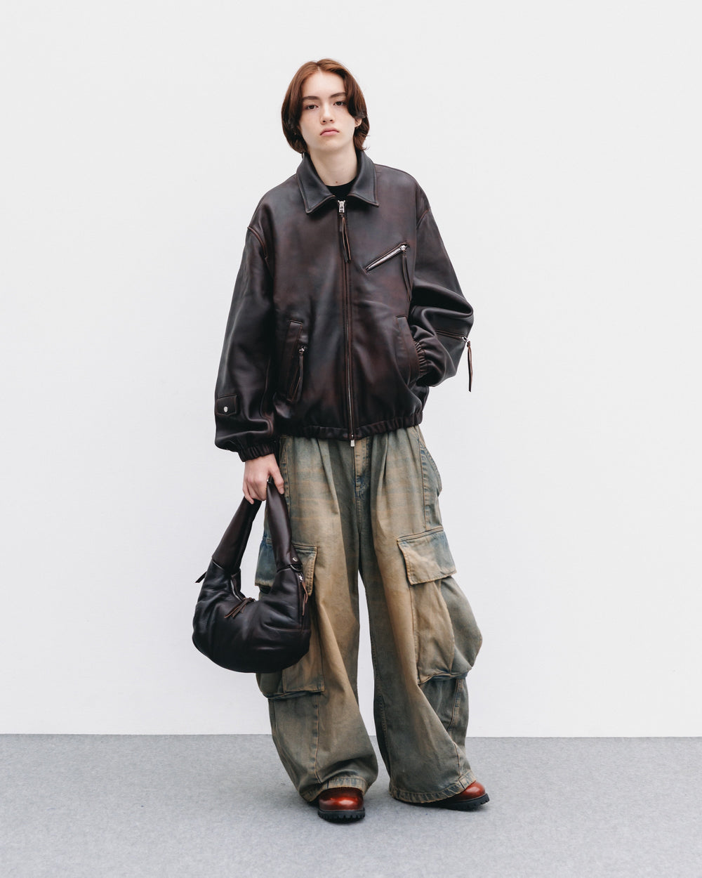 CLESSTE / Vintage Sheep Leather System Bag XS