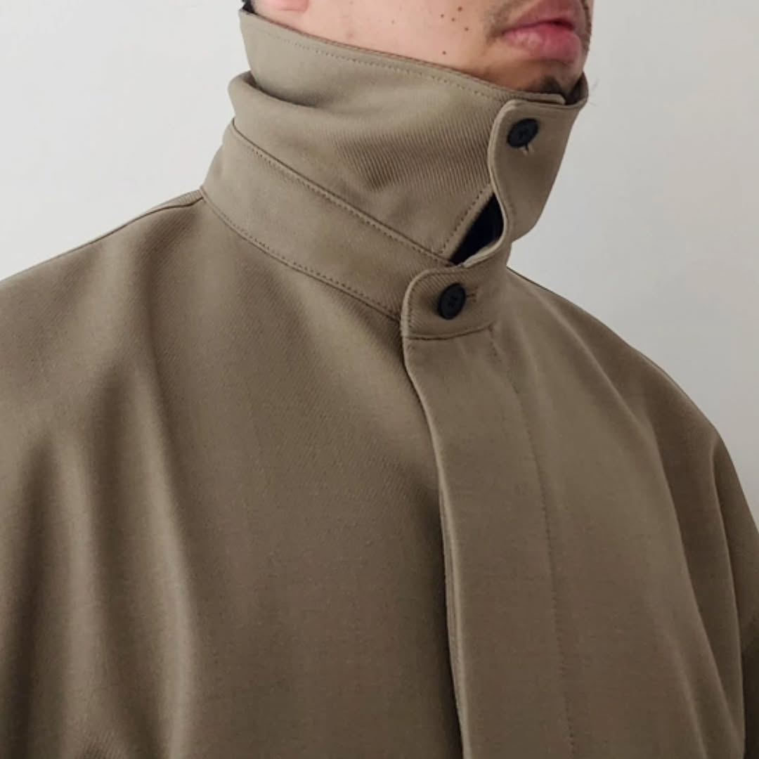 BLANC YM / Wool Oversize Short Coat