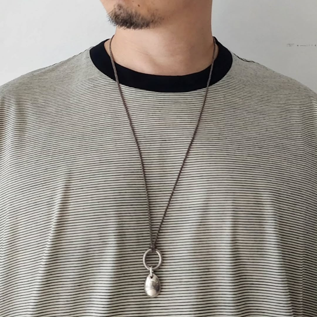 KANEMASA PHIL / 36G Wool Stripe S/S Tee