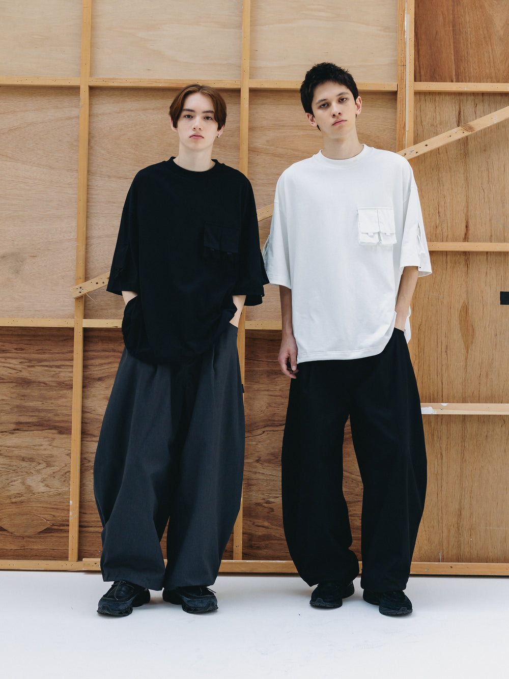 CLESSTE / Multi Pocket S/S T-Shirt (White)