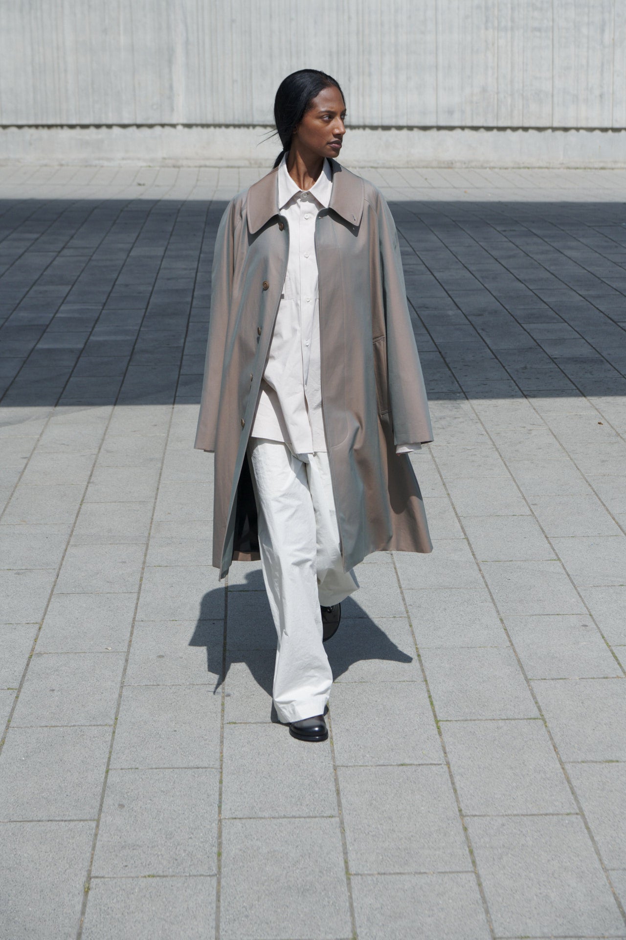 SAGE NATION / Westminster Overcoat - Chambray