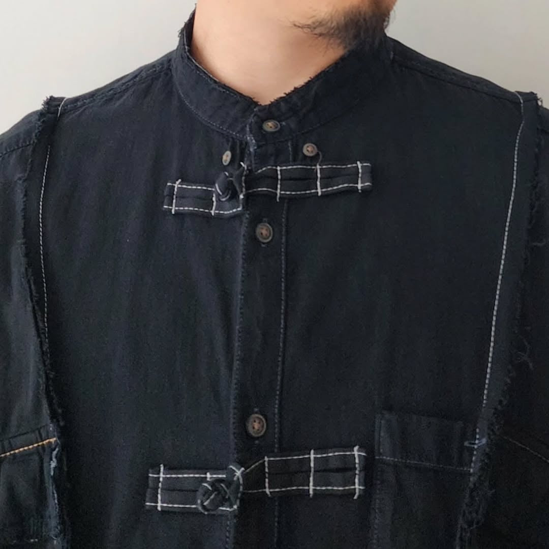 DISCOVERED / Docking Denim China Shirt