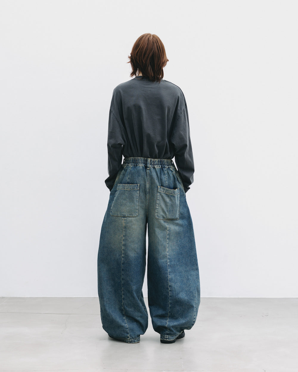 CLESSTE / Vintage Dyed Selvedge Denim Massive Twisted Pants (Vintage Indigo)